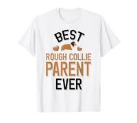 Il miglior Genitore di Rough Collie di Sempre Maglietta