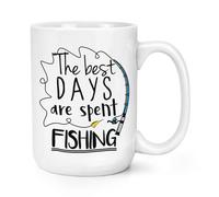Il Miglior Giorni Sono Spent Pesca 426ml Grande Tazza - Scherzo Divertente