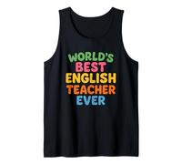Il miglior Insegnante di Inglese al Mondo per insegnare la Giornata Mondiale degli Insegnanti Canotta