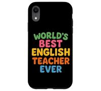 Il miglior insegnante di inglese al mondo per insegnare la Giornata mondiale degli insegnanti Custodia per iPhone XR