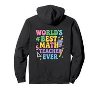 Il miglior Insegnante di Matematica al Mondo Che Abbia mai insegnato la Giornata Mondiale degli Felpa con Cappuccio