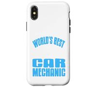 Il miglior meccanico per auto al mondo retrò divertente regalo Custodia per iPhone X/XS