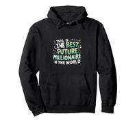 Il Miglior Milionario Futuro Del Mondo Felpa con Cappuccio