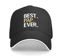Il miglior PAP Ever Berretto da Baseball per Bambini Gioventù Divertente Sport Comfort Protezione Solare Cappello da Baseball Tesa a Sandwich Regolabile Leggero Fresco all'aperto