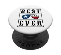 Il miglior papà del mondo del Texa: non è uno scherzo per la festa del papà PopSockets PopGrip Adesivo