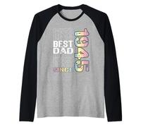 Il miglior papà del Mondo Non è Uno Scherzo - papà dal 1945 Maglia con Maniche Raglan