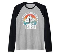 Il miglior papà del Mondo Non è Uno Scherzo - papà dal 1960 Maglia con Maniche Raglan