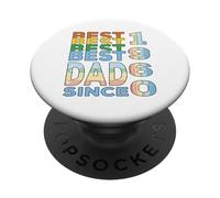 Il miglior papà del mondo non è uno scherzo - Papà dal 1960 PopSockets PopGrip Adesivo