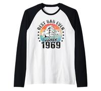 Il miglior papà del Mondo Non è Uno Scherzo - papà dal 1969 Maglia con Maniche Raglan
