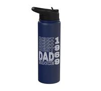 Il miglior papà del mondo non è uno scherzo - Papà dal 1969 Stainless Steel Insulated Water Bottle