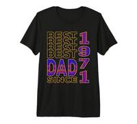 Il miglior papà del Mondo Non è Uno Scherzo - papà dal 1971 Maglietta Premium