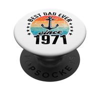 Il miglior papà del mondo non è uno scherzo - Papà dal 1971 PopSockets PopGrip Adesivo