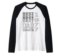 Il miglior papà del Mondo Non è Uno Scherzo - papà dal 1977 Maglia con Maniche Raglan