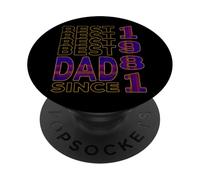 Il miglior papà del mondo non è uno scherzo - Papà dal 1981 PopSockets PopGrip Adesivo