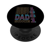 Il miglior papà del mondo non è uno scherzo - Papà dal 1981 PopSockets PopGrip Adesivo