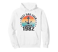 Il miglior papà del Mondo Non è Uno Scherzo - papà dal 1982 Felpa con Cappuccio