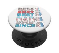 Il miglior papà del mondo non è uno scherzo - Papà dal 1988 PopSockets PopGrip Adesivo