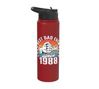 Il miglior papà del mondo non è uno scherzo - Papà dal 1988 Stainless Steel Insulated Water Bottle