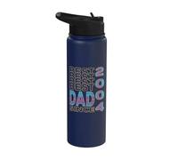 Il miglior papà del mondo non è uno scherzo - Papà dal 2004 Stainless Steel Insulated Water Bottle