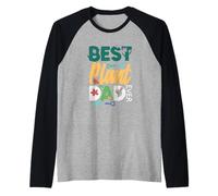 Il miglior papà delle Piante di Sempre - Divertente Giardinaggio Maglia con Maniche Raglan
