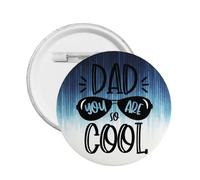 Il miglior papà di sempre Spille per la festa del papà Spilla rotonda Spilla a bottone Distintivo Adesivi Segno Spilla in metallo Distintivo Decorazione