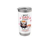 Il miglior papà di sempre: Sushi Rolling Through Life Bicchiere termico in acciaio inox doppia parete