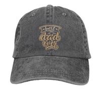 Il Miglior papà di Sempre Uomini Donna Tappo Sportivo Cotone Visiera Baseball Cappellino Regolabile Cappello da Cowboy per Alpinismo Che Corre Caccia