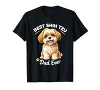 Il miglior papà di Shih Tzu di Sempre Cute Dad Pride Maglietta