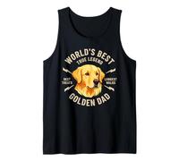 Il miglior papà Golden Retriever del Mondo Canotta