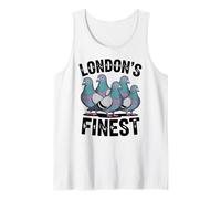 Il miglior Piccione Divertente di Londra, viaggiatori Inglesi Canotta