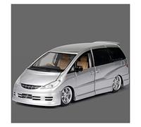 Il Miglior Regalo 1/32 per Toyota Estima MPV Pressofuso in Metallo Modello Auto Ad Alta Simulazione Suono Luce di Lusso Bambini Giocattolo (Color : Silver)