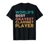 Il miglior regalo divertente per clarinetto okayest al mondo Maglietta