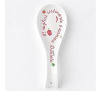 "Il Miglior ristorante è Mamma" Poggiamestolo in Ceramica Bianca Personalizzato con Nome Idea Regalo Festa della Mamma Dei Nonni Personalizzabile Speciale Compleanno Natale Cuoca Chef Famiglia Amore
