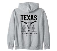 Il miglior Stato in America, Texas 1845 per orgogliosi Americani Felpa con Cappuccio