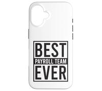 Il miglior team di salari mai divertente contabile delle risorse umane Custodia per iPhone 16