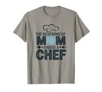 Il miglior tipo di mamma alleva uno chef divertente mamma supporta chef Maglietta
