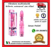 IL MIGLIOR VIBRATORE GLITTERATO STILIZZATO PER DONNA STIMOLATORE VAGINALE-ANALE