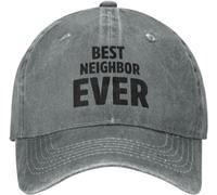 Il Miglior Vicino di Sempre Unisex Cappelli da papà Casual Cappello da Cowboy Cotone Tappo Sportivo per Sport Campeggio All'Aperto
