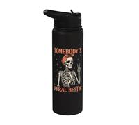Il migliore amico selvaggio di qualcuno - Scheletro Stainless Steel Insulated Water Bottle