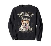 Il migliore Bulldog Inglese Cane Papà Divertente Regalo Felpa