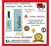IL MIGLIORE PROFUMO DA UOMO AFRODISIACO-EROTICO TABOO EPICURIEN EAU DE TOILETTE