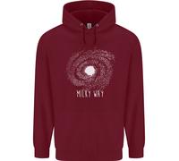 Il Milky Way Astronomia Sistema Solare Planet Bambini Felpa con Cappuccio