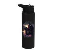 Il minaccioso cavaliere nella notte Stainless Steel Insulated Water Bottle