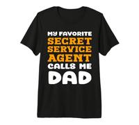 Il Mio Agente Preferito dei Servizi Segreti Mi Chiama papà papà papà Maglietta Premium