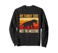 Il Mio Albero genealogico incontra Gli antenati Gorgonopsian Retro Felpa