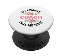 Il mio allenatore preferito Call Me Mom Trainer Fitness Fitness Traine PopSockets PopGrip Adesivo
