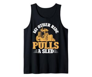 Il Mio Altro Giro Tira Un Trattore a Slitta tirando Canotta