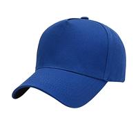 Il mio amico nome, protezione solare per esterni, cappello da baseball da uomo e donna, in tinta unita, Blu, Taglia unica