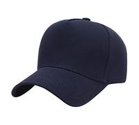 Il mio amico nome, protezione solare per esterni, cappello da baseball da uomo e donna, in tinta unita, Blu marino, Taglia unica