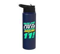 Il mio amore per la giocoleria è 11 - Giocoliere divertente Stainless Steel Insulated Water Bottle